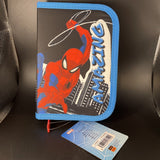 Amazing Spiderman Zip Around Pencil Case W/ Mini Sharpener Ruler & Eraser Marvel