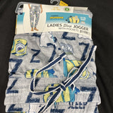 Minions Women’s L (12-14) Sleep Joggers Pockets And Drawstring