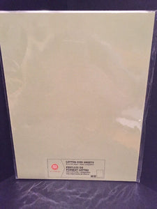M By Staples Letter Size Sheets Green 8.5"X11" (10 Sheets) NEW