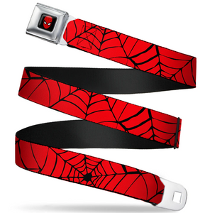 MARVEL UNIVERSE Spider-Man Seatbelt Belt Spiderweb/Webbing: WSPD004 24"-38"