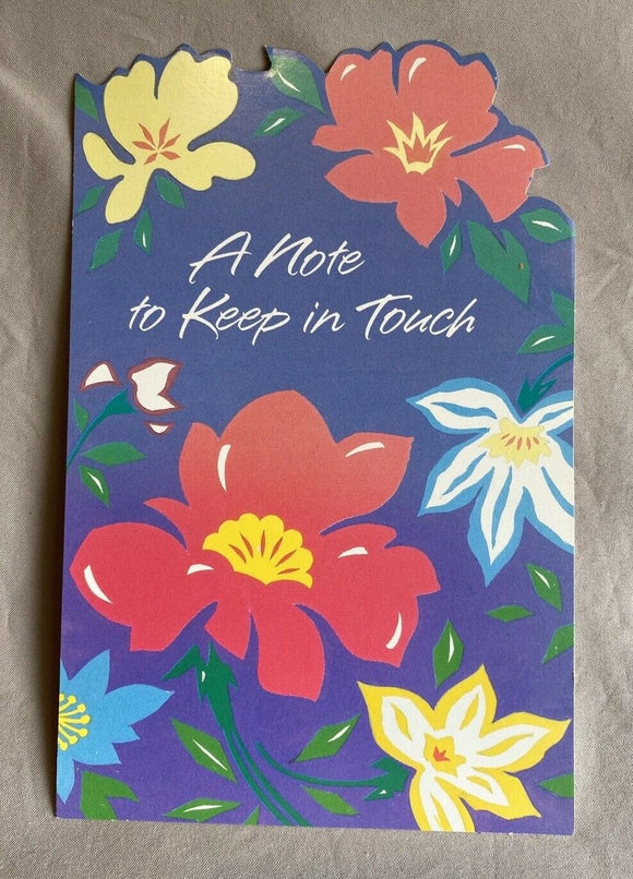 Keep In Touch Greeting Card w/Envelope NEW