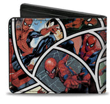 Buckle Down Marvel Spiderman Beyond Amazing Spider Web Pose Mens Wallet