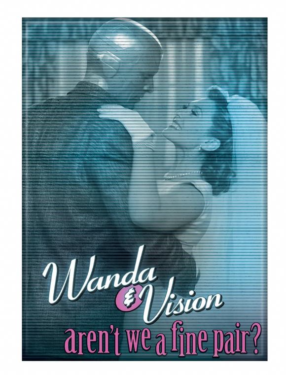 Marvel WandaVision Wedding Ata-Boy Magnet 2.5