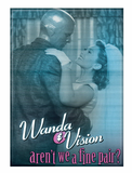 Marvel WandaVision Wedding Ata-Boy Magnet 2.5" X 3.5"