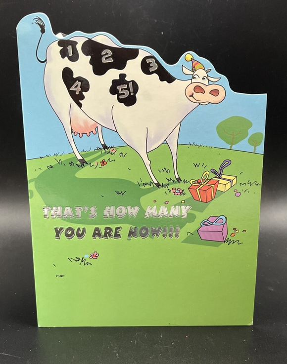 Happy 5th Birthday Greeting Card w/Envelope
