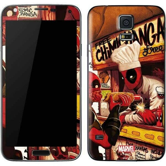 Marvel  Deadpool Chimichanga's Galaxy S5 Skinit Phone Skin NEW