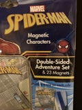 Spider-Man Magnetic Characters Double Sided Adventure Set & 23 Magnets W/case