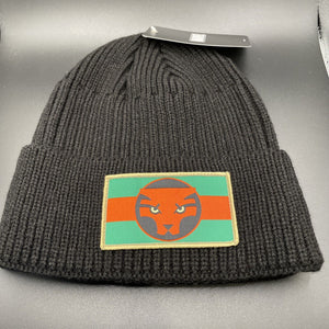 Black Panther Ribbed Mens Beanie by Heroes & Villians