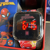 Spiderman Youth LED Watch In collectors Tin Box