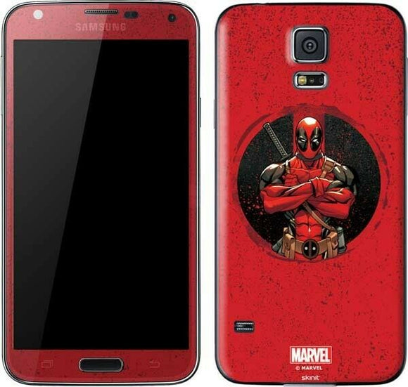 Marvel  Deadpool Merc With A Mouth Galaxy S5 Skinit Phone Skin NEW