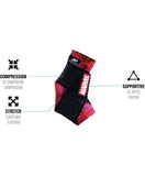 Marvel Spider-Man Ankle Sleeve w/Compression Figure 8 Straps YOUTH