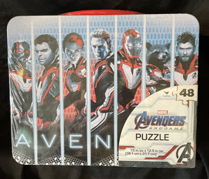 Marvel Avengers Endgame Lunchbox With 48 Piece Puzzle