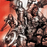 Avengers Assemble Sketch iPhone 7 Skinit Phone Skin Marvel  NEW