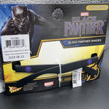 Black Panther Marvel Sunglasses 100% UV Protection New In Package 5.5” Wide