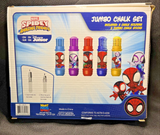 Marvel Spidey and Amazing Friends 5 Pack Jumbo Chalk Set Disney Junior