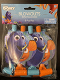 Finding Dory and Nemo Blowouts Birthday Party Favors 8 Per Package New