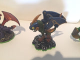 Lot Of 3 Spyro Skylanders (Spyro, Drobot, Dino-Rang) EUC