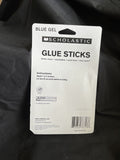 Pack of 4 Glue Sticks 0.32 Oz each Blue Gel Office Products School Scholastic