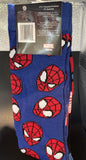 Hyp Marvel Spiderman Face & Face Repeat Men's Crew Socks 2 Pair  Shoe Size 6-12