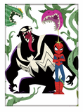 Marvel Spiderman and Venom Double Trouble 2 Ata-Boy Magnet 2.5" X 3.5"
