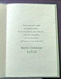 Merry Christmas Granddaughter Greeting Card w/Envelope