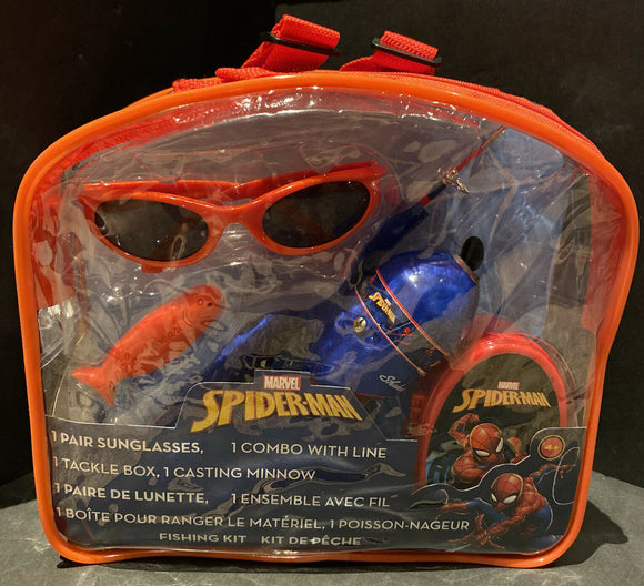 Shakespeare Fishing Backpack Kit Marvel Spiderman BRAND NEW SEALED