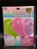 Disney Doc McStuffins Printed Latex Balloons ~ Birthday Party Supplies 6ct.