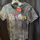 Marvel Spiderman Graphic Tie Dye Tshirt Kids 9-10 Year Old