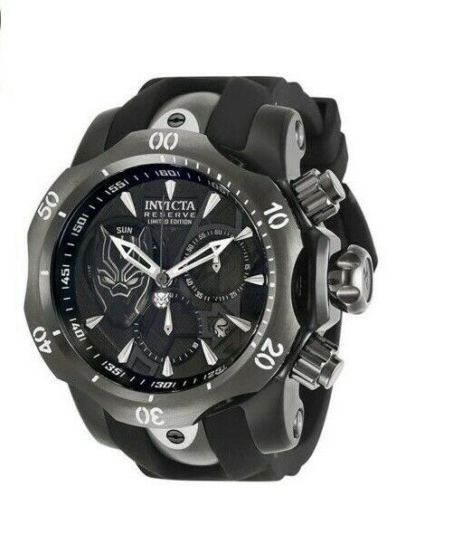 Marvel Invicta Black Panther Quartz Watch Model 32430 Ltd Ed 3/3000