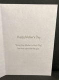 Humorous Mother's Day Greeting Card w/Envelope