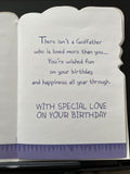 Happy Birthday Godfather Greeting Card w/Envelope