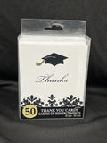 Thank You Graduation Cards and Envelopes 50ct