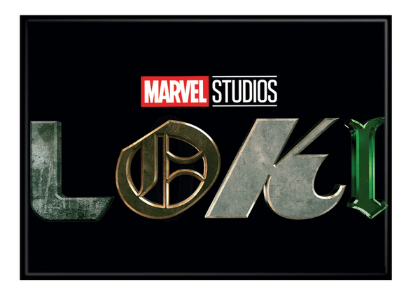 Marvel Loki Logo Ata-Boy Magnet 2.5