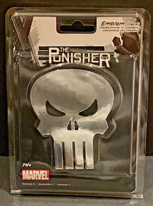 The Punisher Adhesive Emblemz Decal 4"x3" by Chroma 41501 Car Emblem Logo Marvel