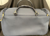 samantha brown navy wheeled weekender Croc Embellished