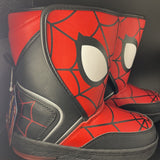 Spiderman Face Web Face Pose Light Up Kids Snow Boot Size 12 Marvel