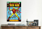 iCanvasART Marvel Comic Book Iron Man Issue Cover #47 MRV28 Canvas Only
