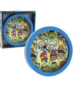 Marvel Avengers Kawaii Wall Clock Blue Frame 9.5”