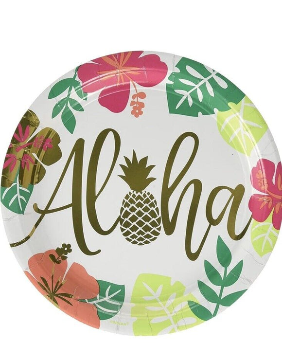 Aloha Summer Luau Tropical Beach Theme Party 10.5