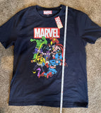 Marvel Avengers Heroes Mens Navy T-shirt  Size Large