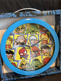 Marvel Avenger Kawaii 9.5” Round Blue Wall Clock