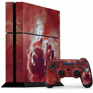 Marvel The Avengers Endgame Rocket Raccoon PS4 Bundle Skin By Skinit NEW