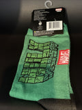 Marvel Hulk Mens Socks Size 6-12