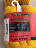 2 (Two) Pair PowerSox Moretz Soccer Socks Gold Size Small NWT