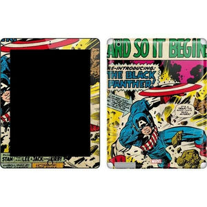 Marvel Captain America Rooftop Explosion Apple iPad 2 Skin By Skinit NEW