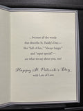 For Granddaughter on St. Patrick's Day Greeting Card w/Envelope