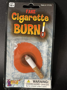 Fake Cigarette Burn - Jokes,Gags,Pranks - Fake Burn - Theatrical or Magical Prop