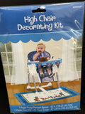 1st Birthday Boy High Chair Kit