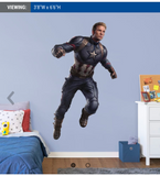 Original FATHEAD Avengers: Endgame Captain America Decal Sticker 00922-002 Marvel NEW