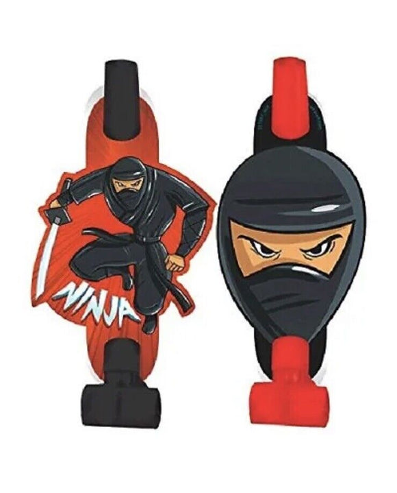 Ninja Warrior Martial Arts Fighter Boys Kids Birthday Party Favor Blowouts